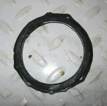 Deformed oil filter gasket from oil cooler adapter.webp