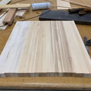Birch bathroom sink countertop