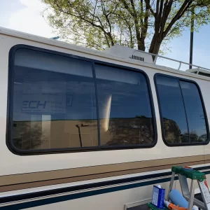 Finished sealing windows