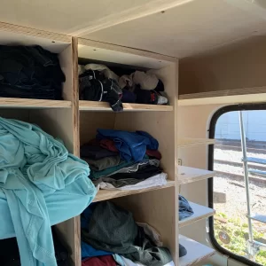 Deep shelf