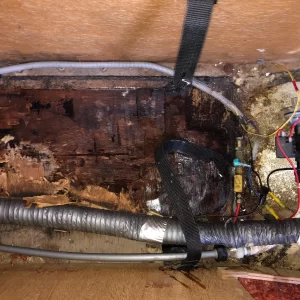Rot Under Fresh Water Tank