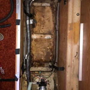 Under Fresh Water Tank