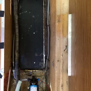 New Plywood Under Fresh Water Tank