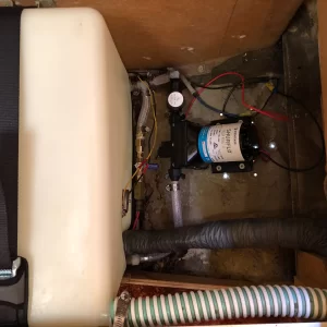 New Fresh Water Tank Pump and Hoses