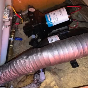Fresh Water Pump and Accumulator