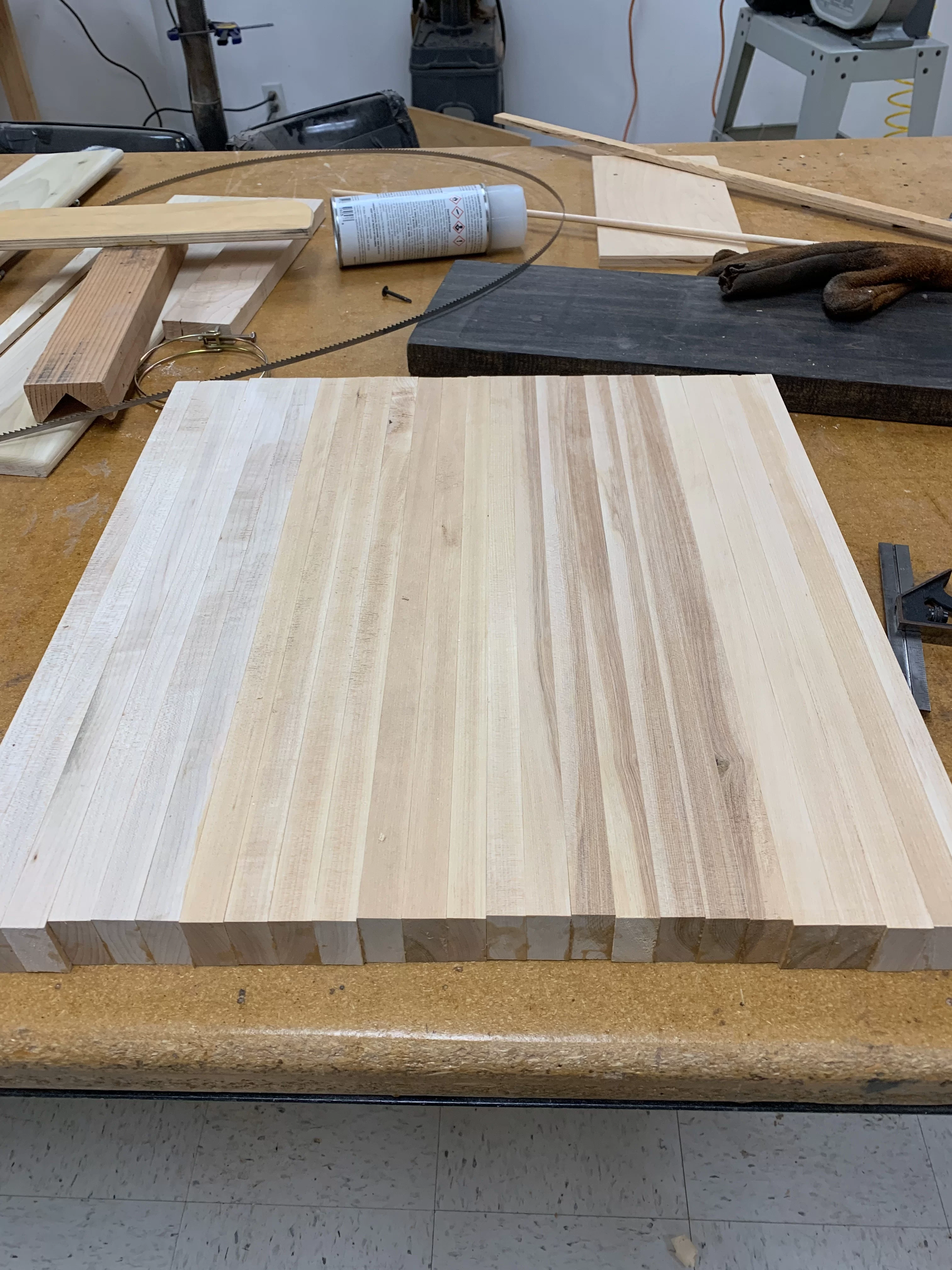 Birch bathroom sink countertop