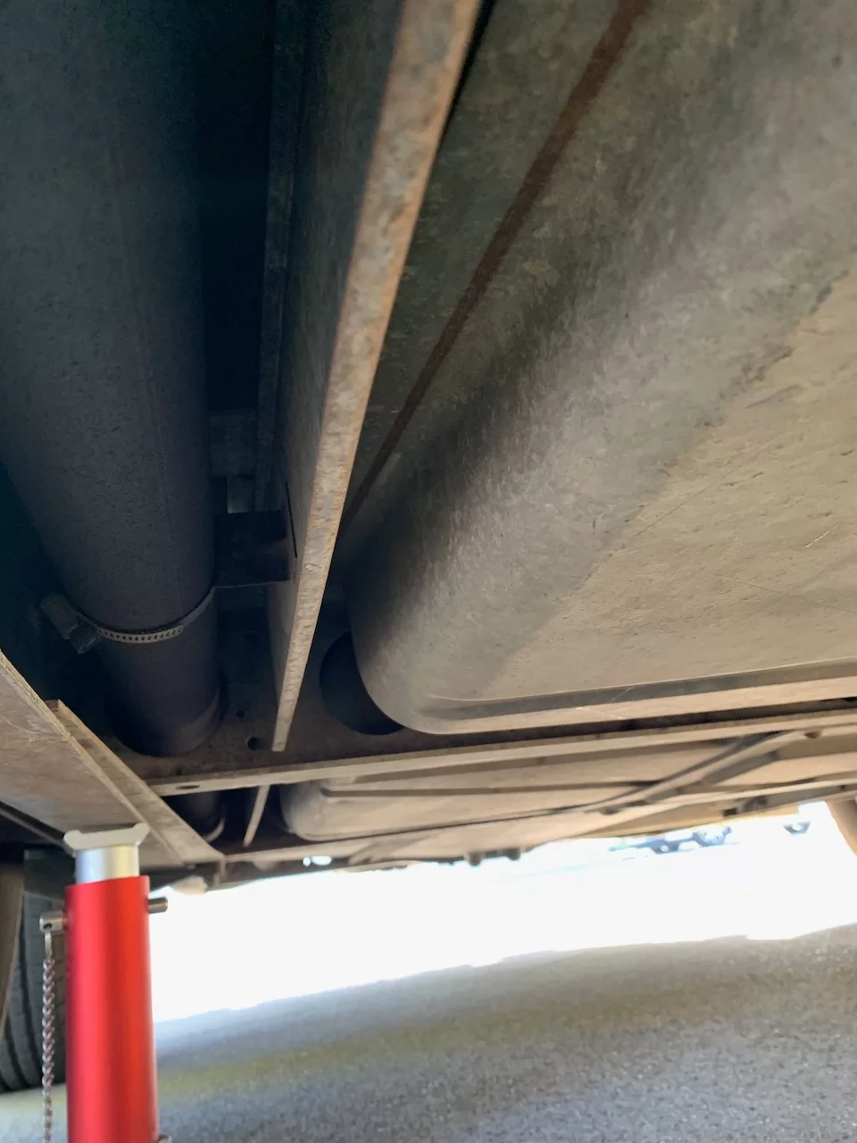 Exhaust Fuel Tank Heat Shield 2