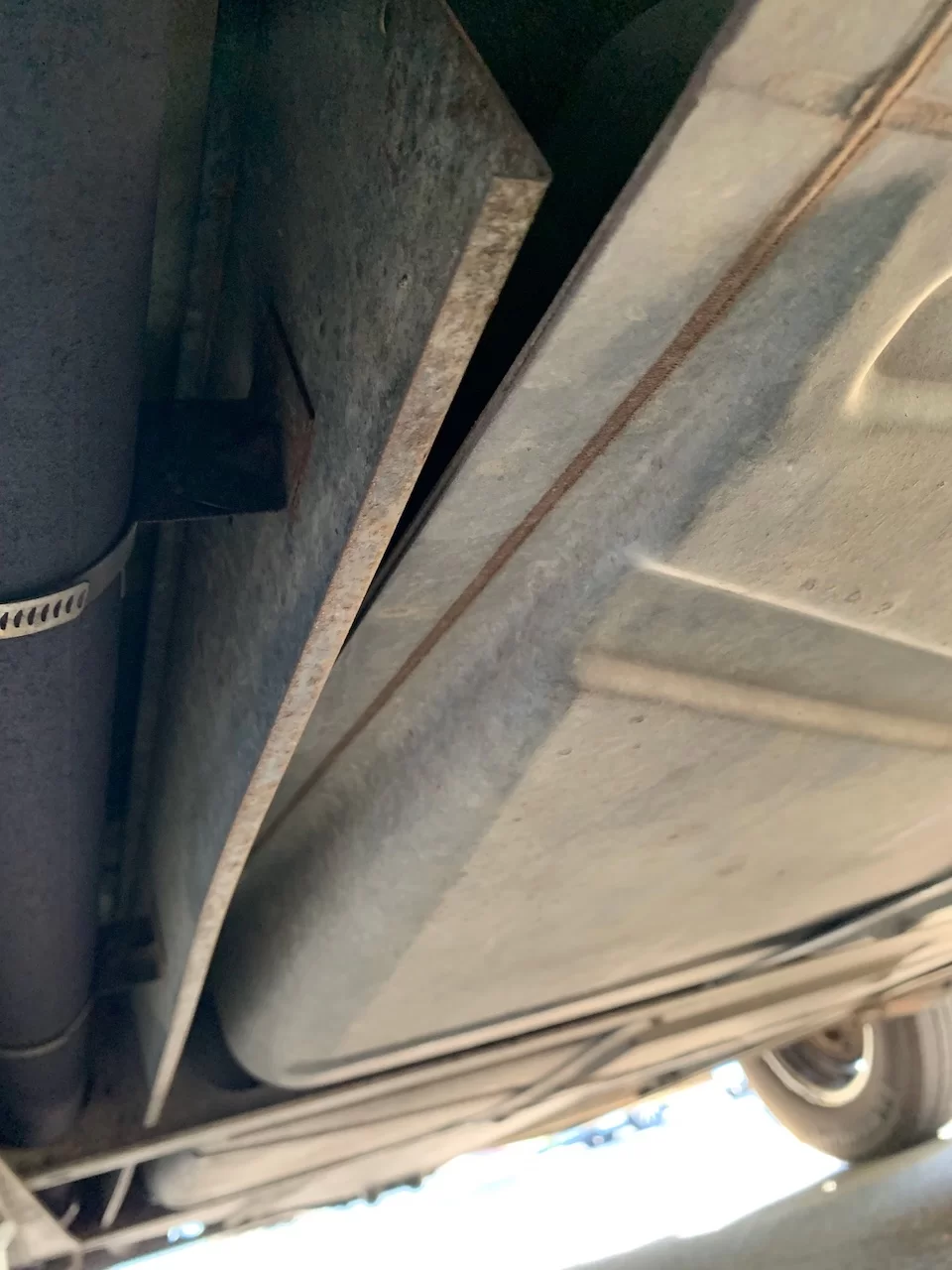 Exhaust Fuel Tank Heat Shield