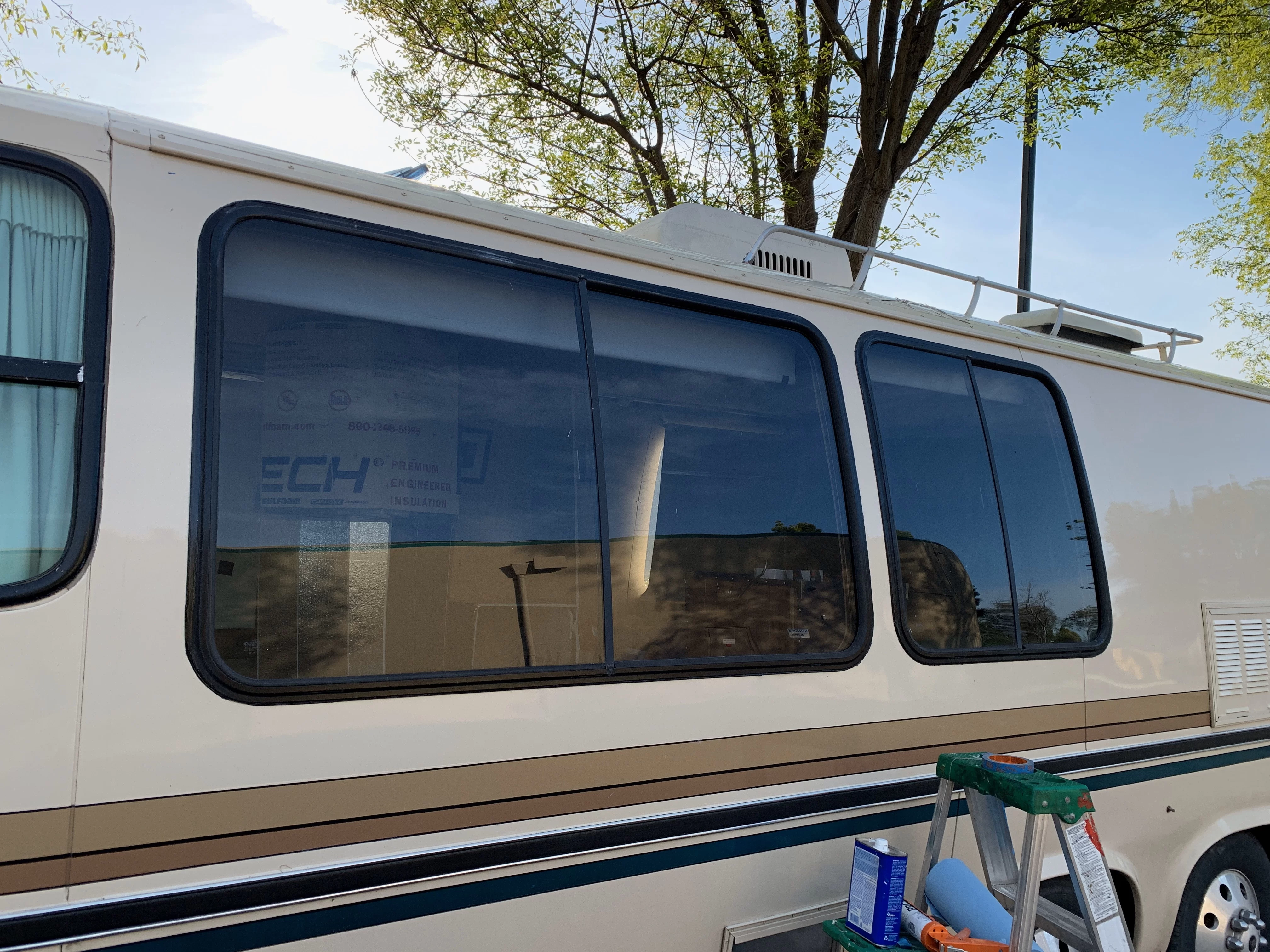 Finished sealing windows