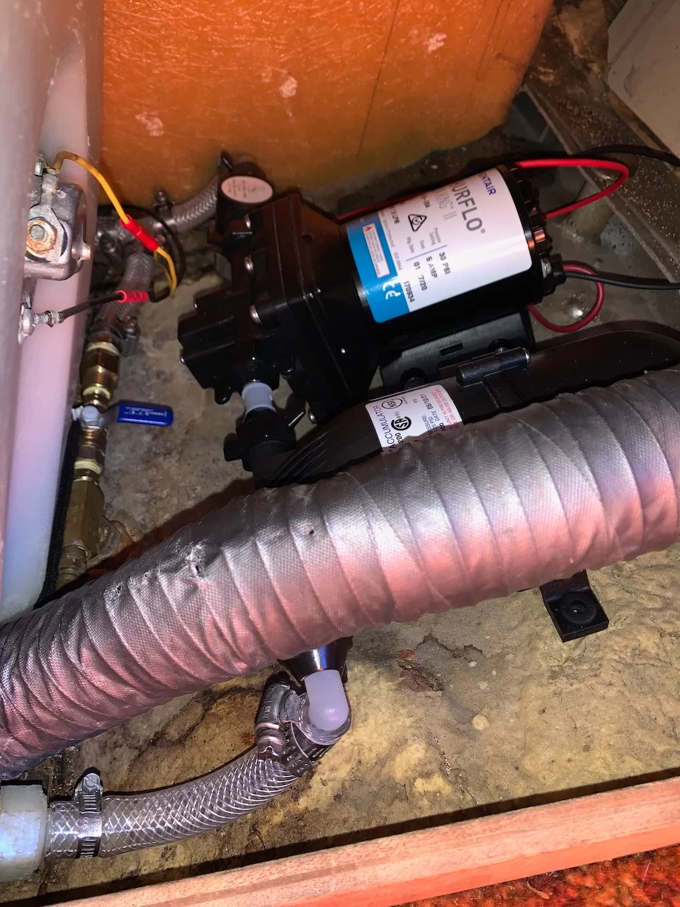 Fresh Water Pump and Accumulator