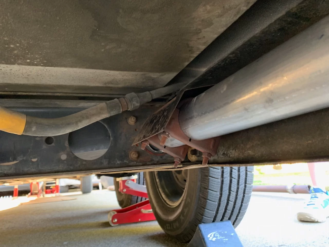 New Tailpipe at LPG Shield