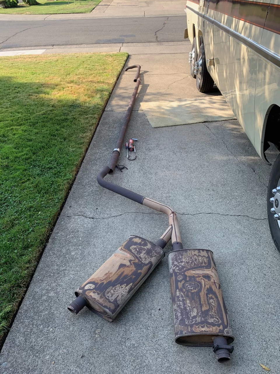 Old Exhaust 1977