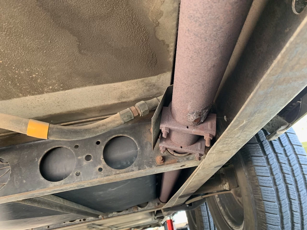 Old Tailpipe LPG Shield