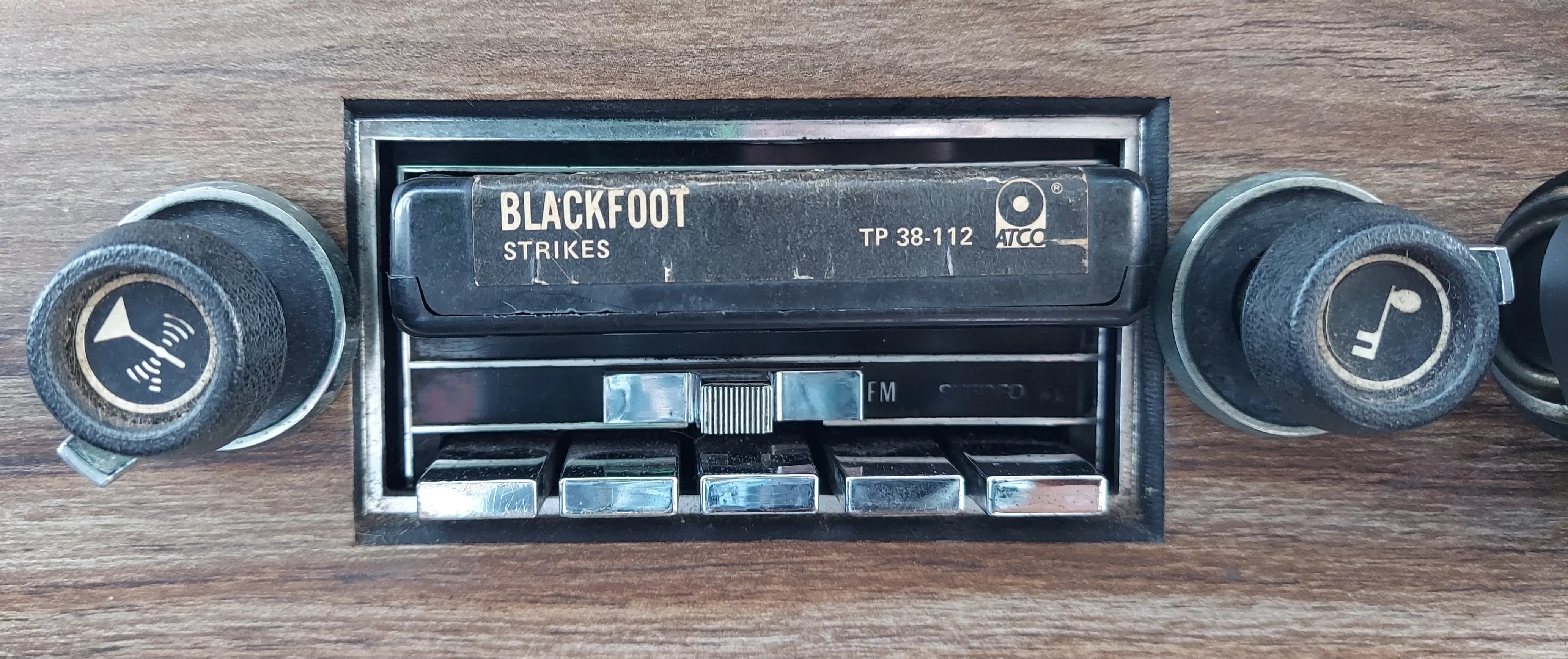 Rehabbed 8-track radio